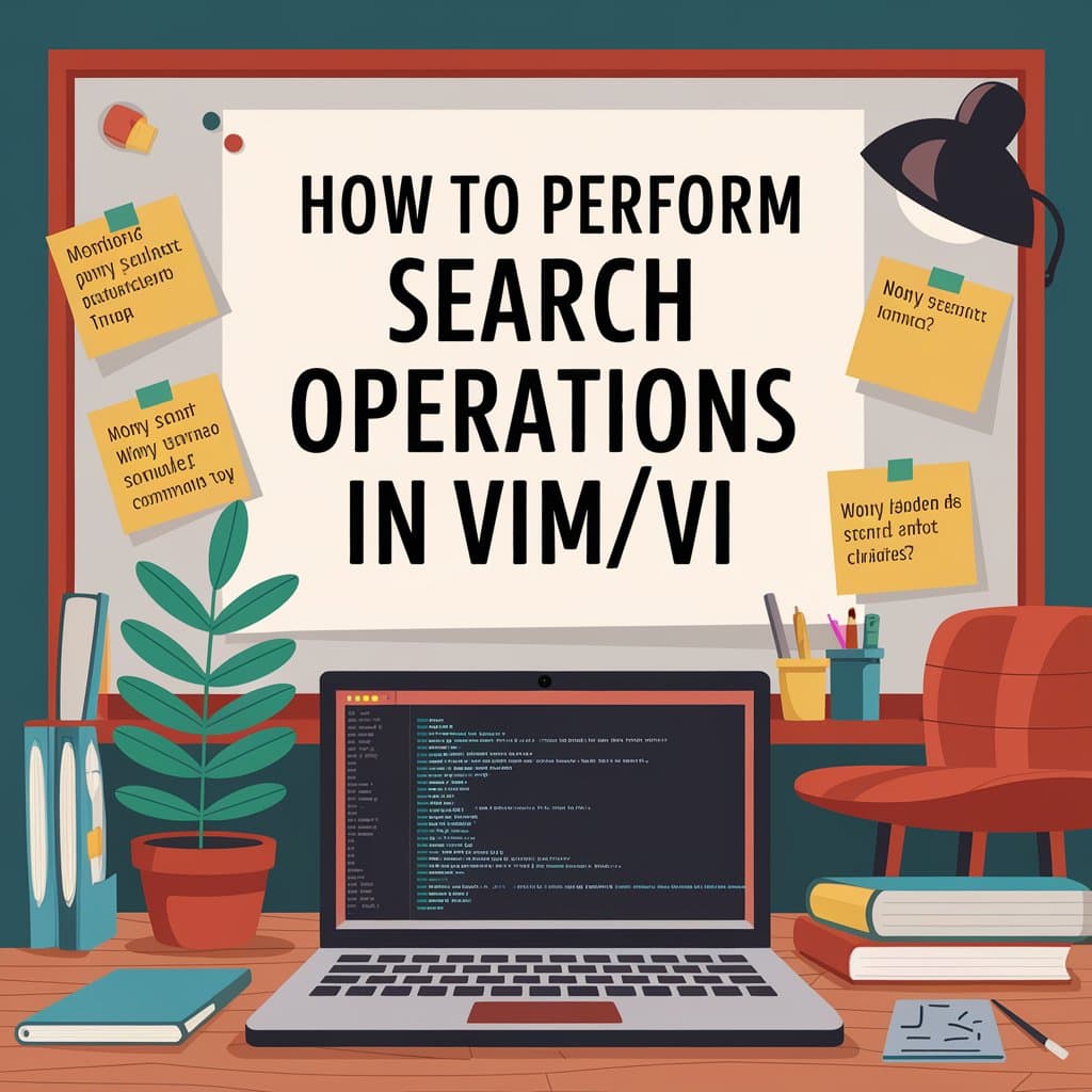 How to Perform Search Operations in Vim/Vi