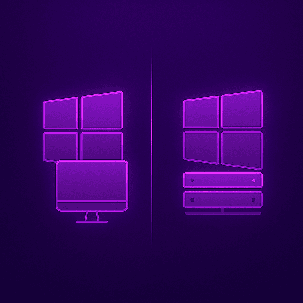Windows Desktop vs Windows Server: Key Differences Explained