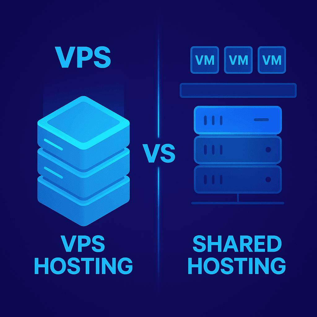VPS Hosting im Vergleich zu Shared Hosting: Was ist die richtige Wahl für Sie?