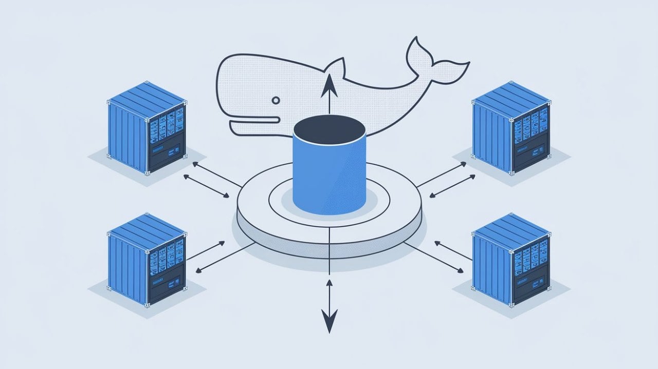 Diagramme des volumes Docker